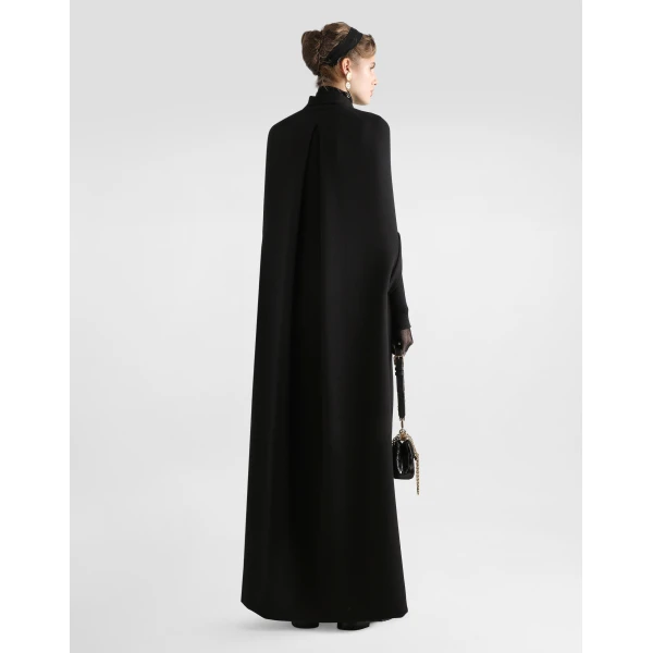 Dolce & Gabbana Midi skirt in double wool crêpe, view 5