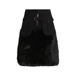 Dolce & Gabbana Midi skirt with fur
