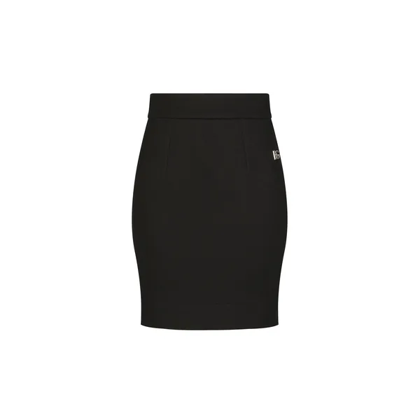 Dolce & Gabbana Milano rib miniskirt with DG logo Skirt
