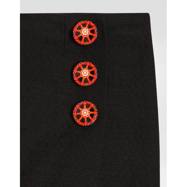 Dolce & Gabbana Miniskirt in fabric Skirt, view 3