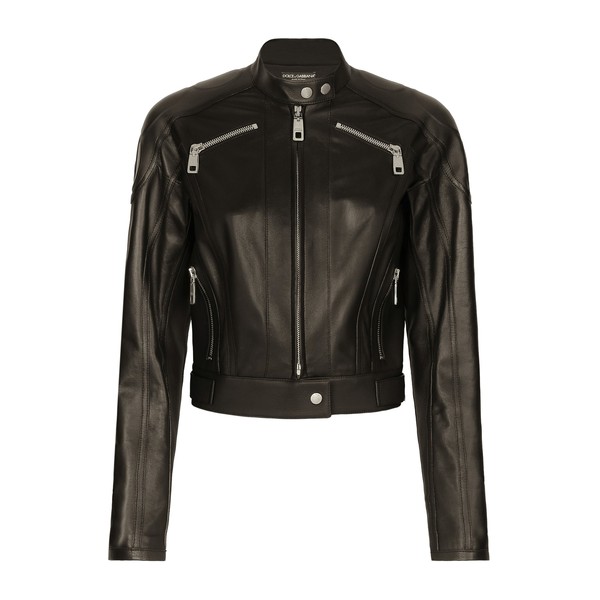 Dolce & Gabbana Nappa leather biker jacket