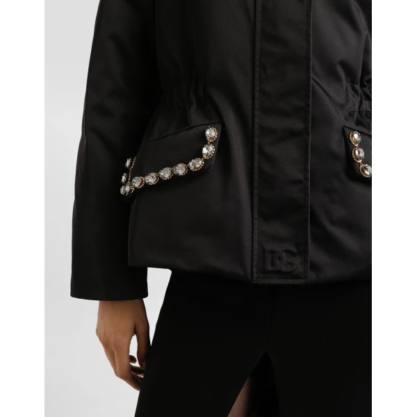 Dolce & Gabbana Nylon jacket with embossed logo, view 4