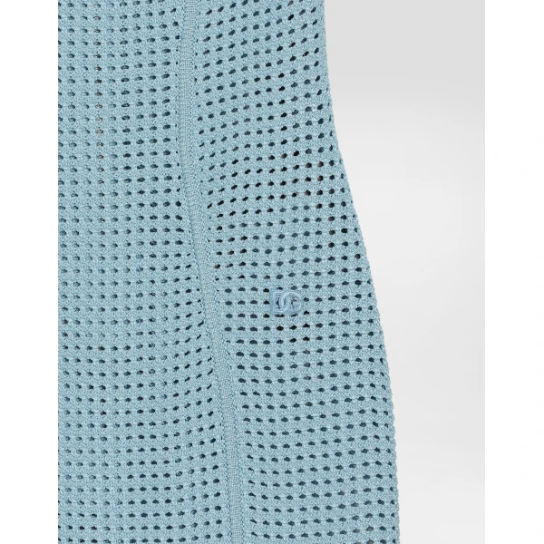 Dolce & Gabbana Openwork knit bustier dress, view 3
