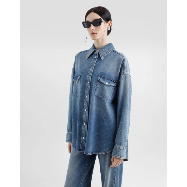 Dolce & Gabbana Oversize denim shirt, view 4