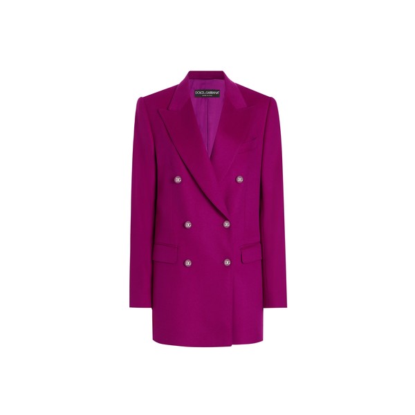 Dolce & Gabbana Oversize double-breasted cashmere jacket