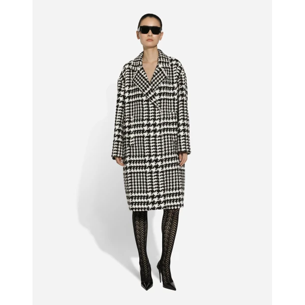 Dolce & Gabbana Oversize houndstooth coat, view 2