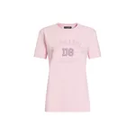 Dolce & Gabbana Oversize jersey T-shirt with raised DG logo embroidery Top