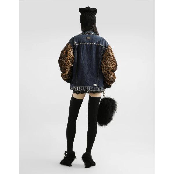 Dolce & Gabbana Oversized denim jacket, view 3