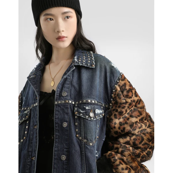 Dolce & Gabbana Oversized denim jacket, view 4