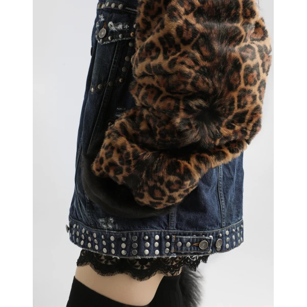 Dolce & Gabbana Oversized denim jacket, view 5