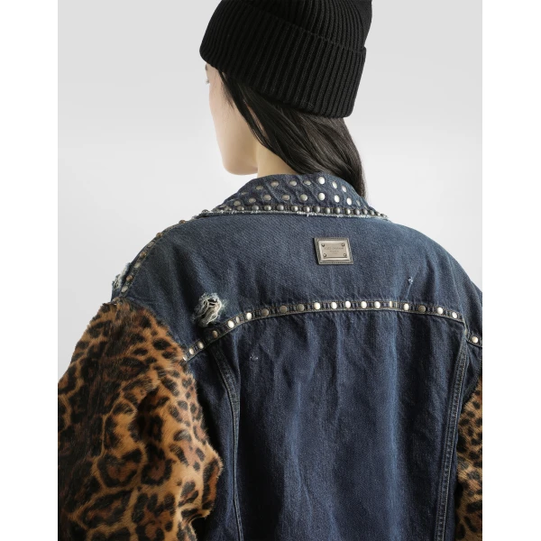 Dolce & Gabbana Oversized denim jacket, view 6