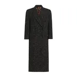Dolce & Gabbana Oversized double-breasted coat in wool blend chevron