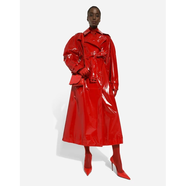 Dolce & Gabbana Patent leather trench coat, view 6