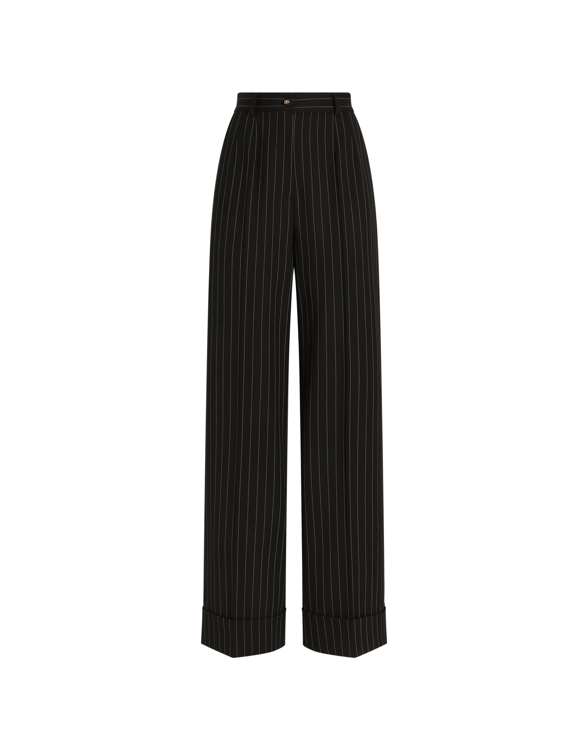 Dolce & Gabbana Pinstripe bi-stretch wool trousers