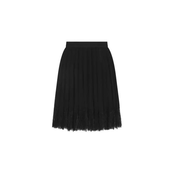 Dolce & Gabbana Pleated chiffon short skirt