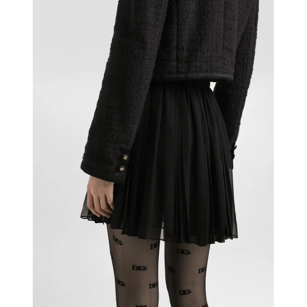 Dolce & Gabbana Pleated chiffon skirt, view 5