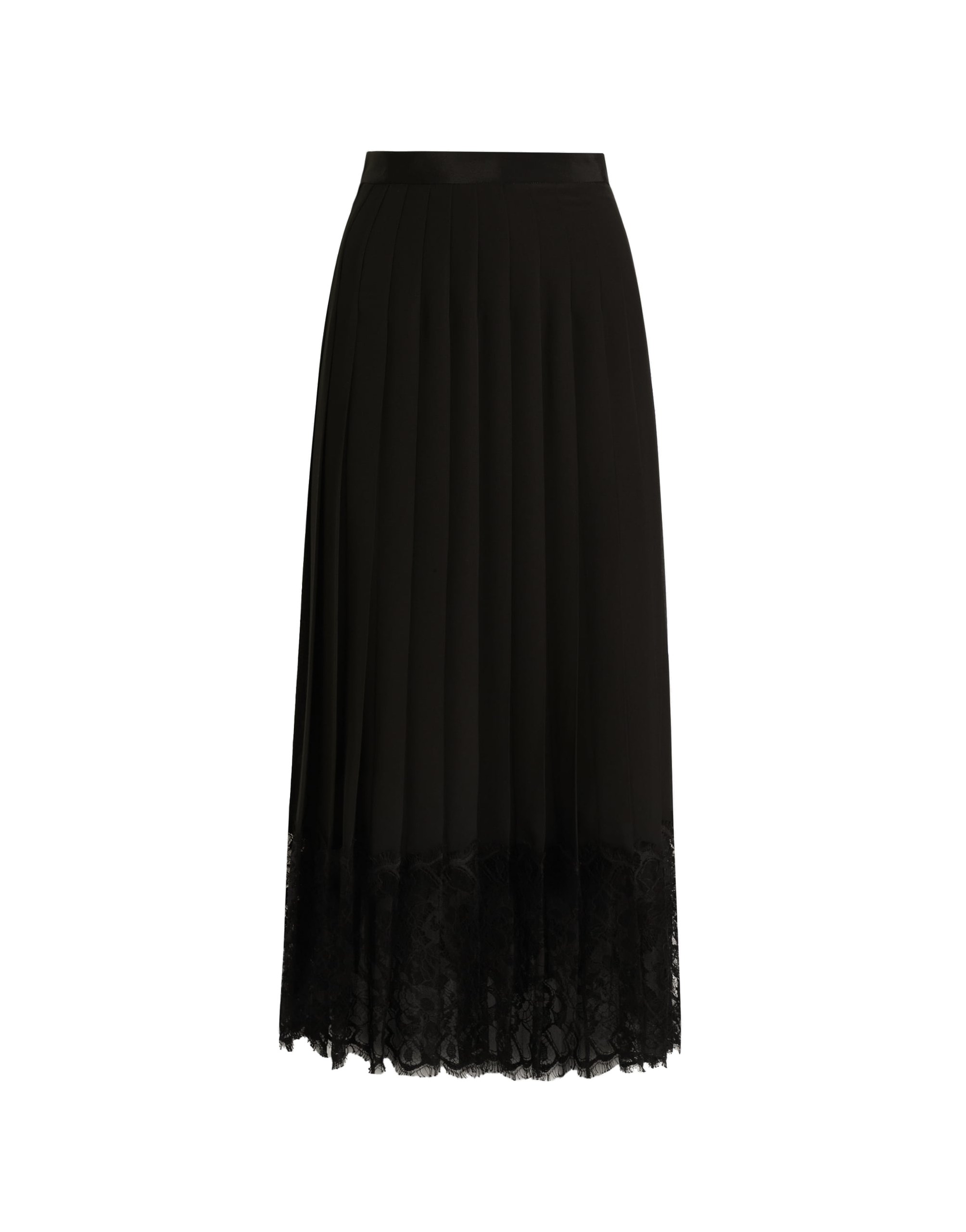 Dolce & Gabbana Pleated chiffon skirt