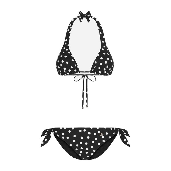 Dolce & Gabbana Polka-dot triangle bikini