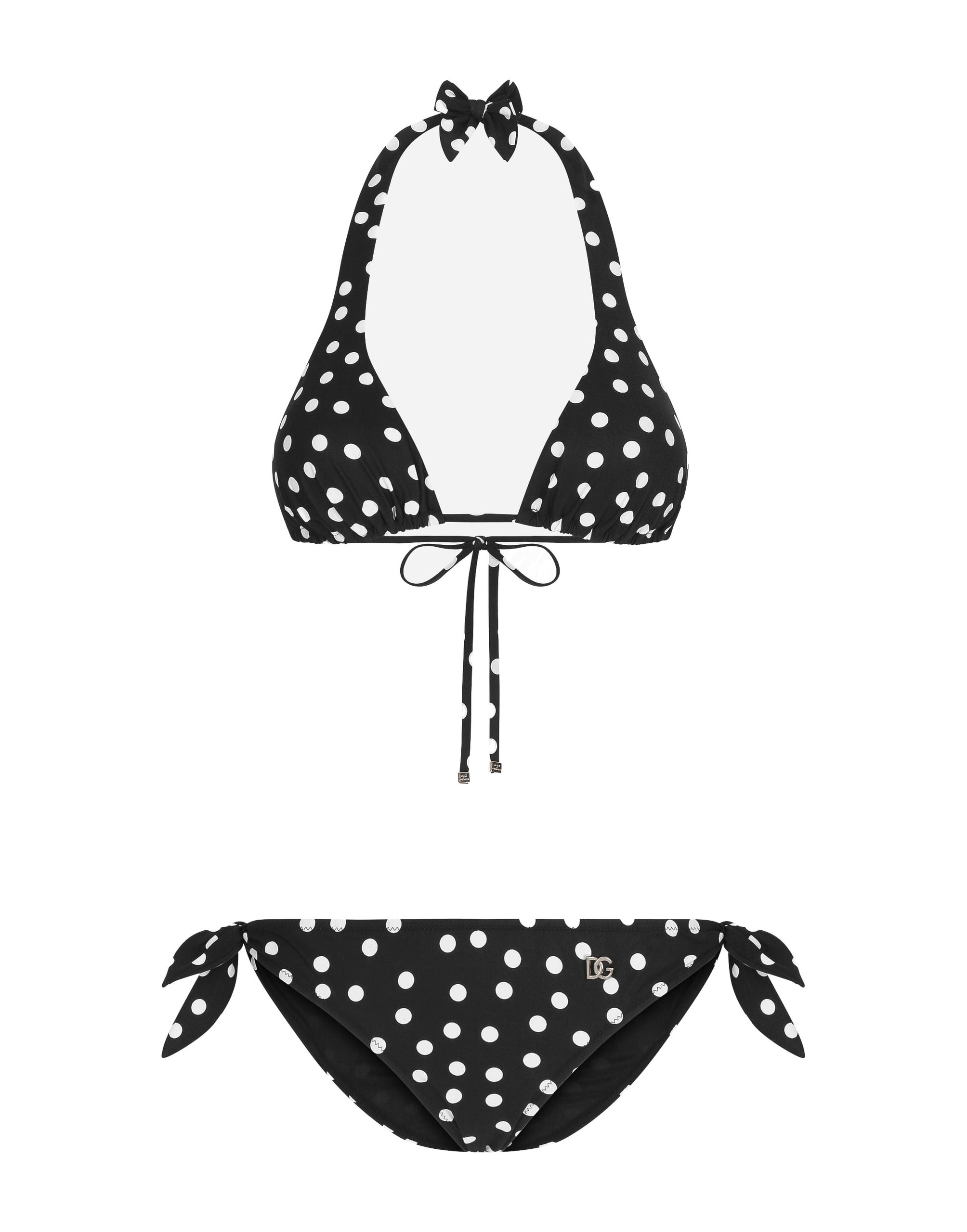 Dolce & Gabbana Polka-dot triangle bikini