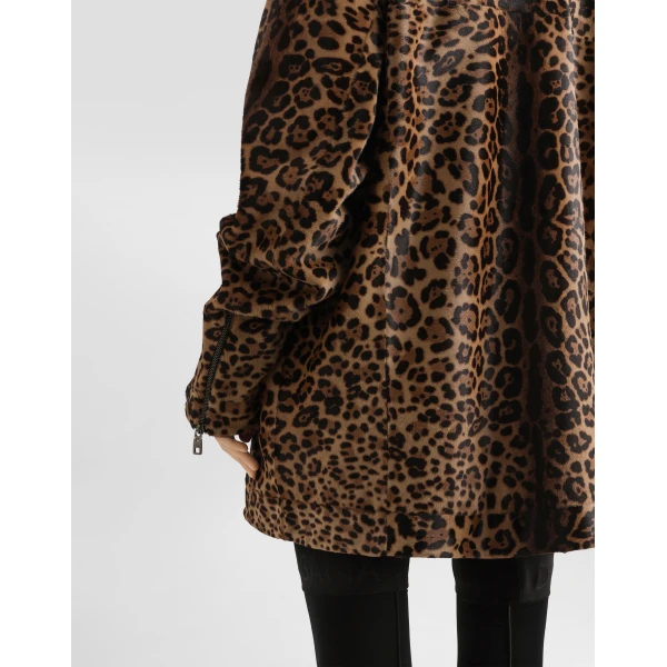 Dolce & Gabbana Pony leo shirt-style jacket, view 6