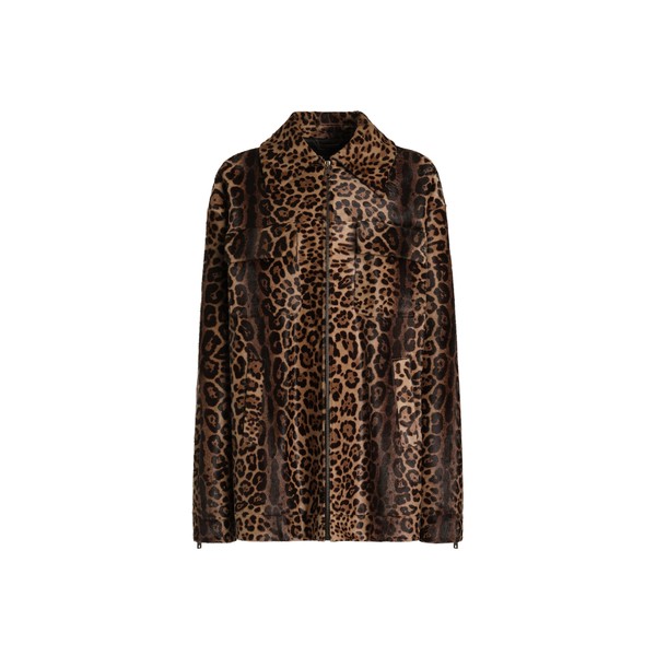 Dolce & Gabbana Pony leo shirt-style jacket