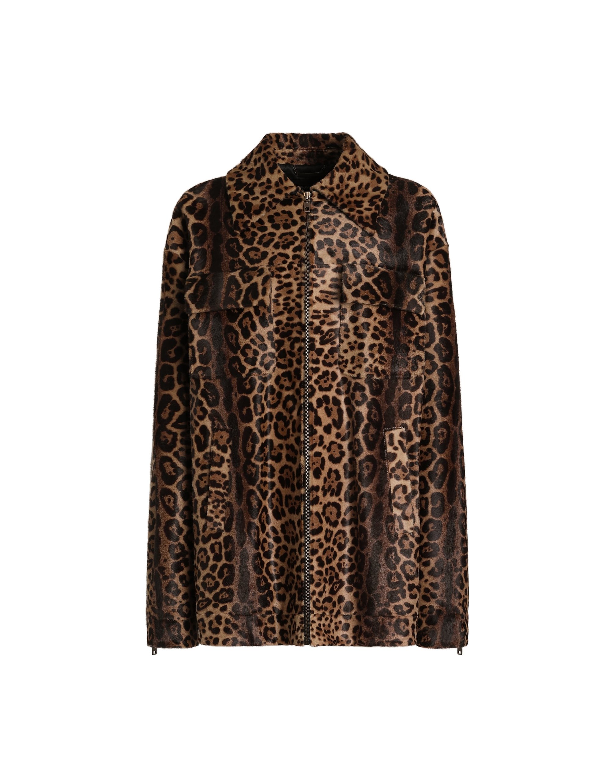 Dolce & Gabbana Pony leo shirt-style jacket