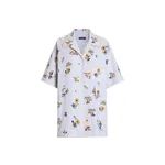 Dolce & Gabbana Poplin shirt with floral embroidery