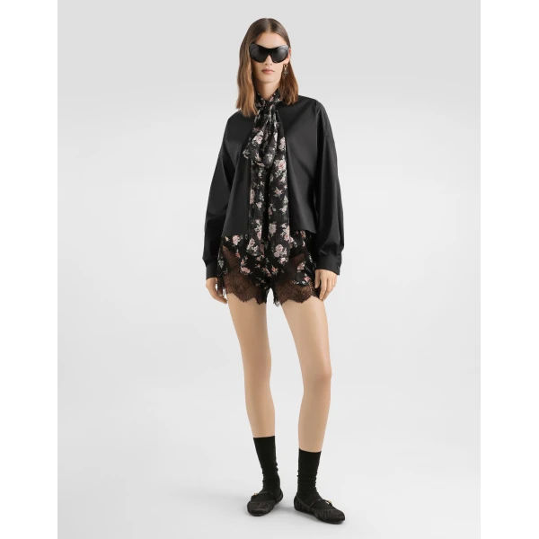 Dolce & Gabbana Poplin shirt with scarf, view 2