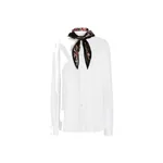 Dolce & Gabbana Poplin shirt with silk scarf
