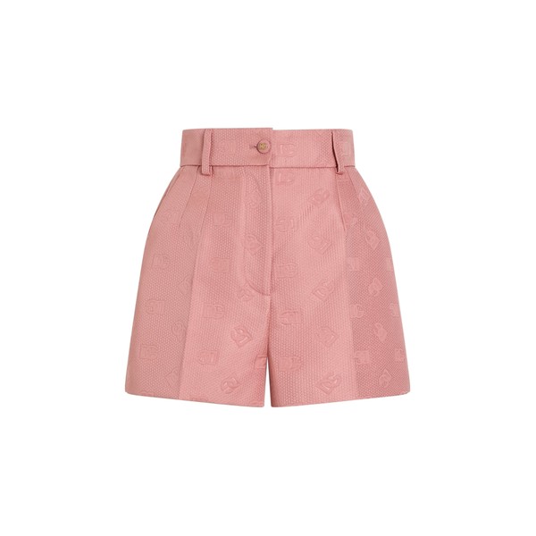 Dolce & Gabbana Quilted jacquard shorts with DG logo