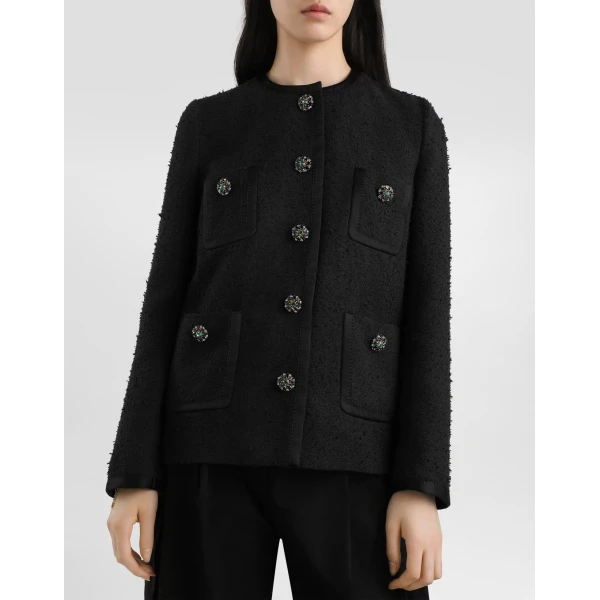 Dolce & Gabbana Rachel basketweave jacket, view 4