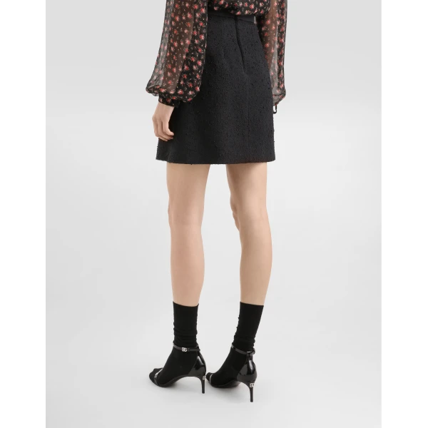 Dolce & Gabbana Rachel basketweave skirt, view 5