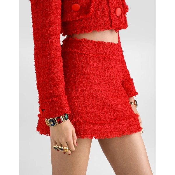 Dolce & Gabbana Rachel tweed miniskirt Skirt, view 4