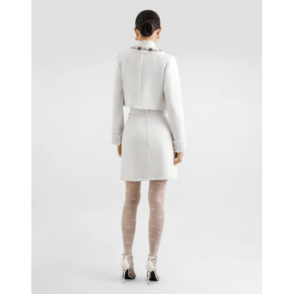 Dolce & Gabbana Rachel tweed skirt, view 3