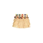 Dolce & Gabbana Raffia miniskirt with applications Skirt