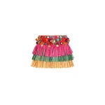 Dolce & Gabbana Raffia miniskirt with applications Skirt