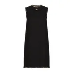Dolce & Gabbana Raschel tweed calf-length dress with DG logo