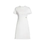 Dolce & Gabbana Raschel tweed midi dress with DG logo