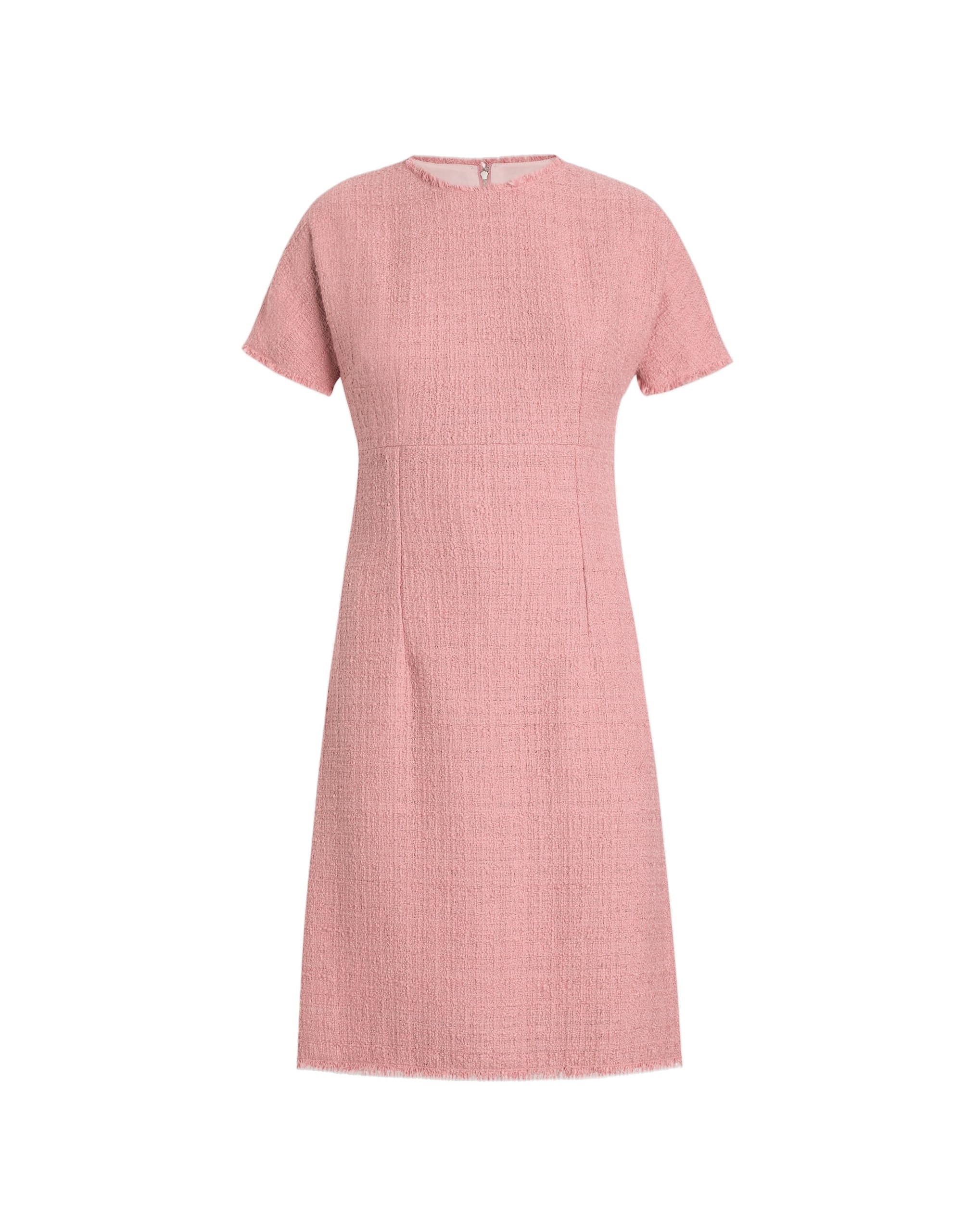 Dolce & Gabbana Raschel tweed midi dress with DG logo