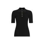 Dolce & Gabbana Ribbed polo sweater