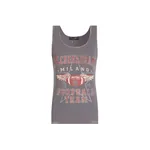 Dolce & Gabbana Ribbed tank top with distressed effect and print