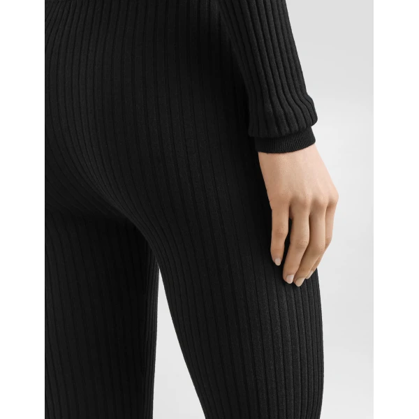 Dolce & Gabbana Ribbed wool leggings, view 5