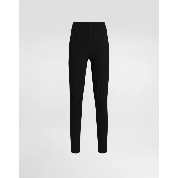 Dolce & Gabbana Ribbed wool leggings, view 6