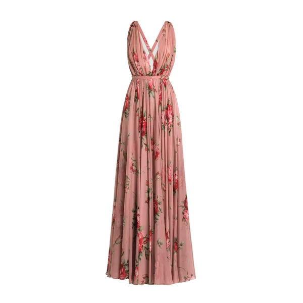 Dolce & Gabbana Rose bouquet-print chiffon dress
