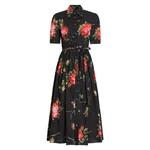 Dolce & Gabbana Rose bouquet-print poplin shirt dress