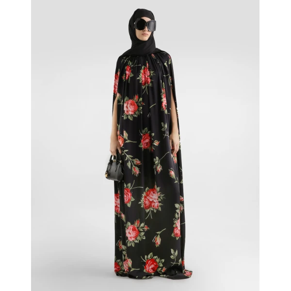 Dolce & Gabbana Rose bouquet-print tunic dress, view 2