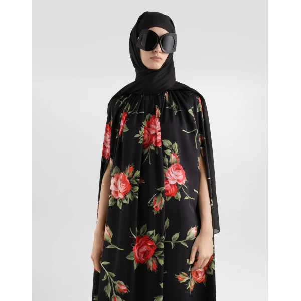 Dolce & Gabbana Rose bouquet-print tunic dress, view 4
