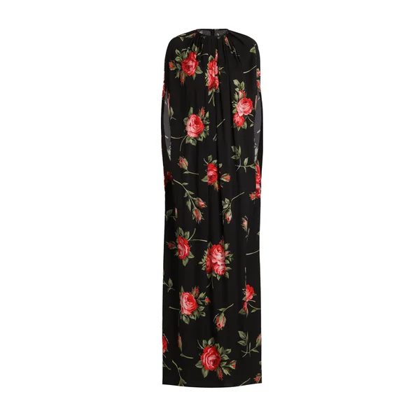 Dolce & Gabbana Rose bouquet-print tunic dress