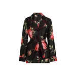 Dolce & Gabbana Rose bouquet-print vanity twill shirt