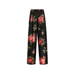 Dolce & Gabbana Rose bouquet-print wide twill trousers